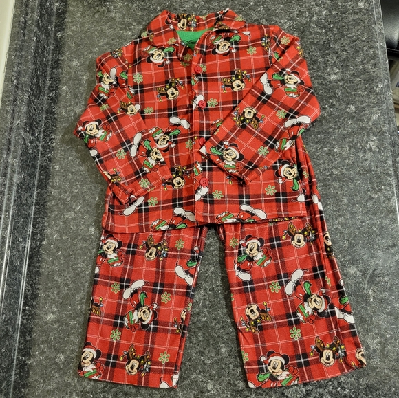 Disney Mickey Mouse Christmas pajamas 4t - Picture 6 of 6